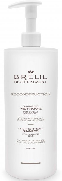 

BRELIL PROFESSIONAL Шампунь подготовительный для волос / BIOTREATMENT RECONSTRUCTION 1000 мл