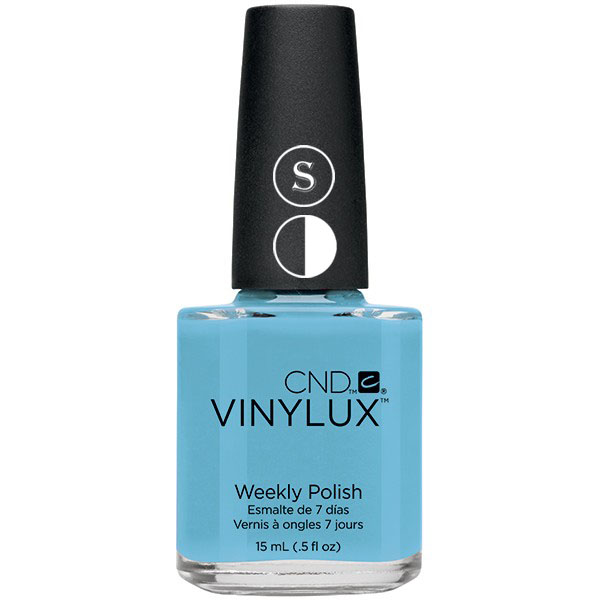 

CND 102 лак недельный для ногтей / Azure Wish VINYLUX 15 мл, Синие