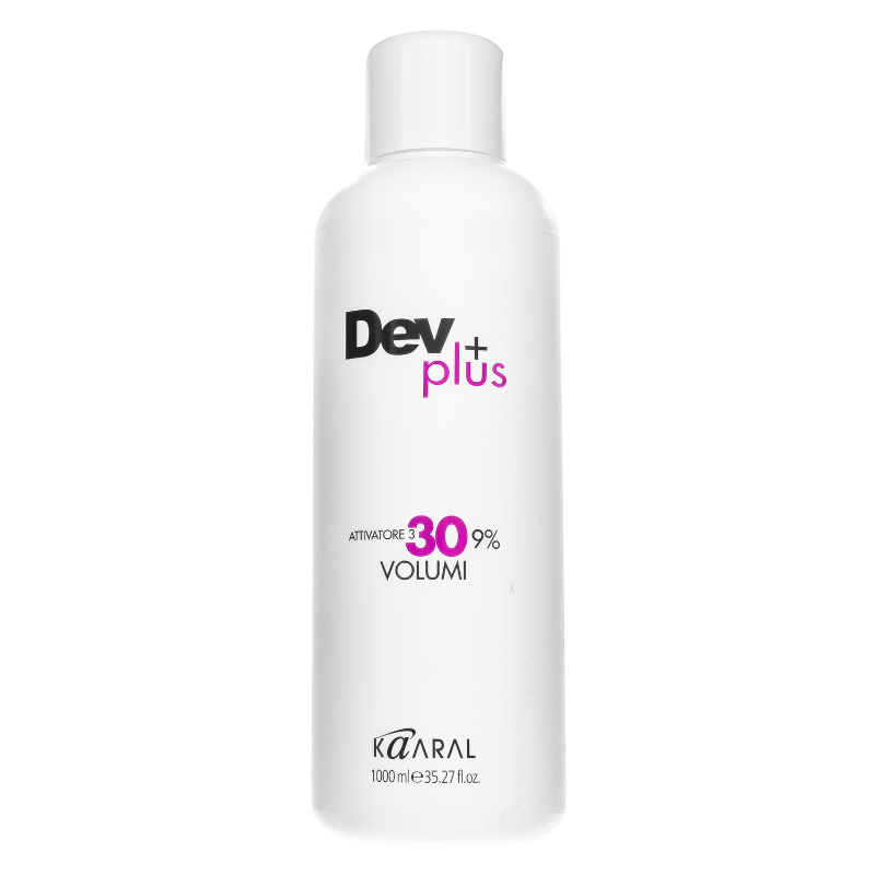 KAARAL Эмульсия осветляющая 9% / 30 volume DEV PLUS 1000 мл эмульсия для перманентного окрашивания волос 3% tint lotion ars 3%