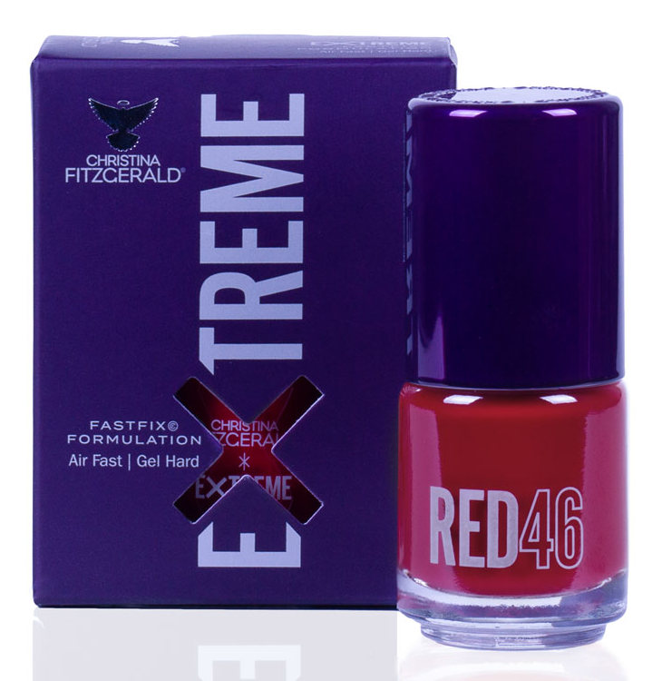 CHRISTINA FITZGERALD Лак для ногтей 46 / RED EXTREME 15 мл luxe condoms презервативы luxe extreme стрела команчи 1