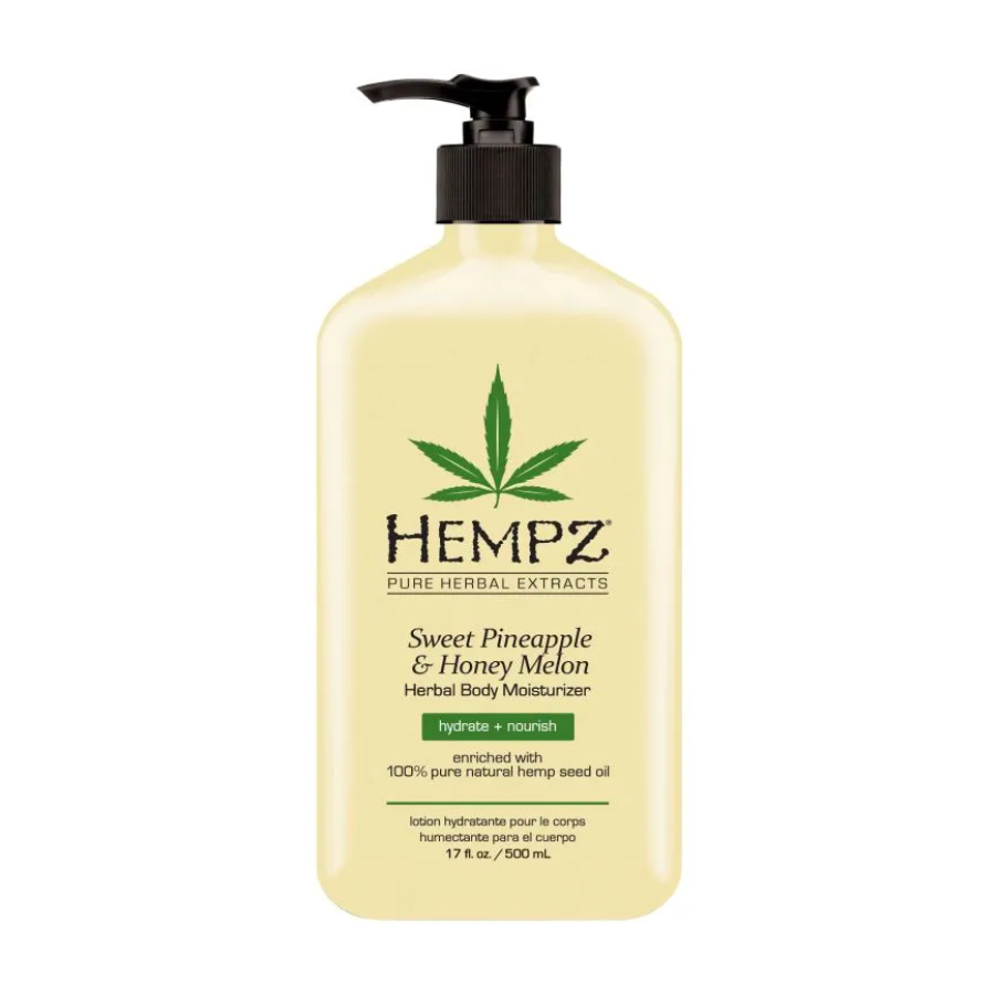 HEMPZ Молочко увлажняющее для тела, ананас и медовая дыня / Sweet Pineapple & Honey Melon Moisturise 500 мл