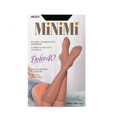 MINIMI Гольфы Nero / gamb. DOLCE 40 2 пары