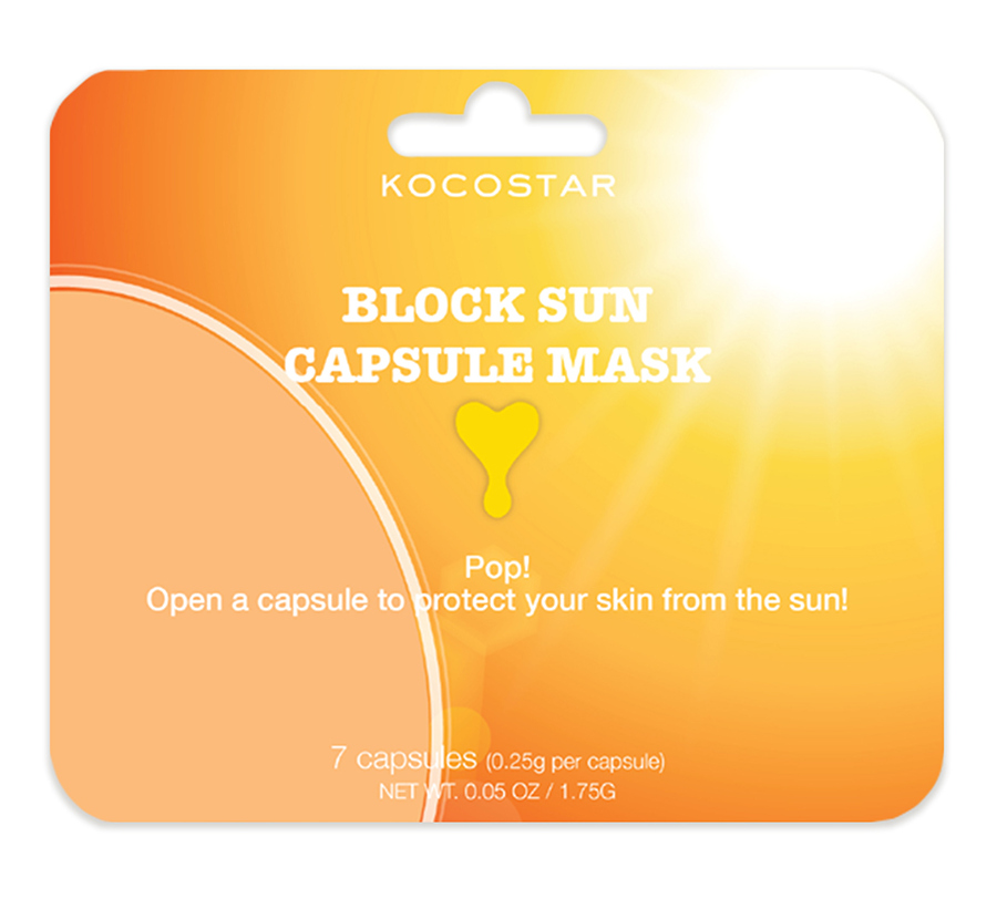 

KOCOSTAR Крем солнцезащитный инкапсулированный SPF50+ PA+++ / Sunscreen Capsule Mask Single 7 шт