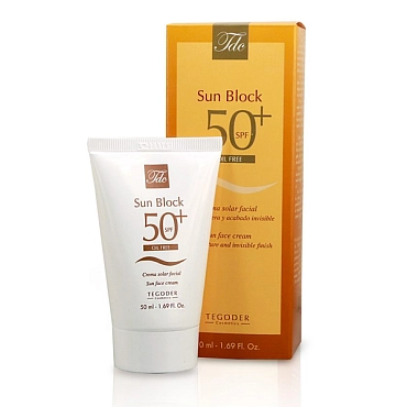 TEGOR Крем солнцезащитный для жирной кожи SPF 50+ / Sun Block oil free 50 мл