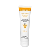 ARAVIA Крем солнцезащитный анти-возрастной для лица SPF 50 / Age Control Sunscreen Cream SPF 50 100 мл, фото 1