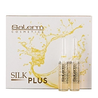 Средство для защиты волос и кожи головы / Silk Plus 12*5 мл, SALERM COSMETICS