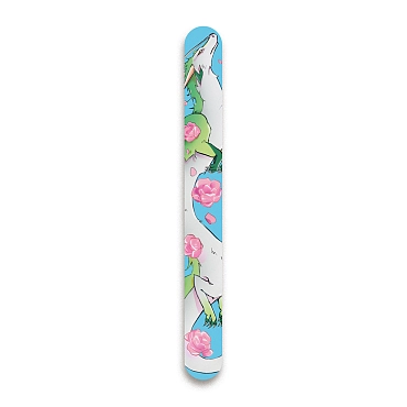 SOLOMEYA Пилка для ногтей 180/220 / Flower dragon Nail File 1 шт