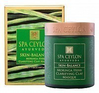 Маска очищающая из глины с морингой Счастливая кожа 200 мл, SPA CEYLON