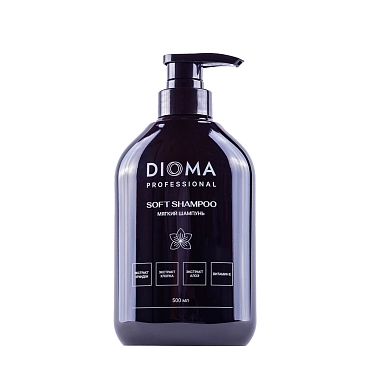 DIOMA PROFESSIONAL Шампунь мягкий для увлажнения и уплотнения волос / Soft Shampoo 500 мл