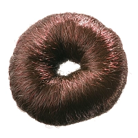 Валик для прически, искусственный волос, коричневый d 8 см, DEWAL PROFESSIONAL