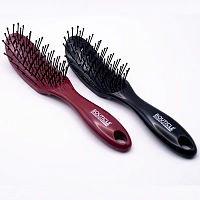 BOUTICLE Щетка продувная профессиональная для укладки волос феном, бордовая / TUNNEL HAIR BRUSH, фото 3