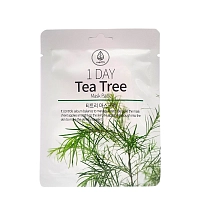 MED:B Маска тканевая с экстрактом чайного дерева / Med B 1 Day Tea Tree Mask Pack 27 мл, фото 1