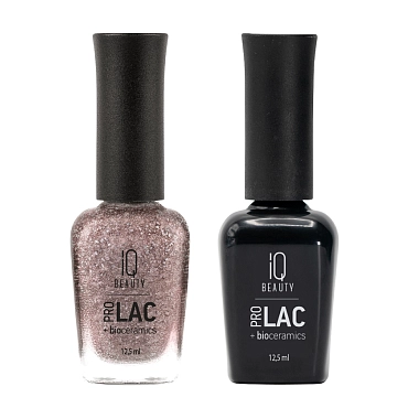 IQ BEAUTY 127 лак профессиональный укрепляющий для ногтей с биокерамикой / Nail polish PROLAC+bioceramics 12,5 мл 