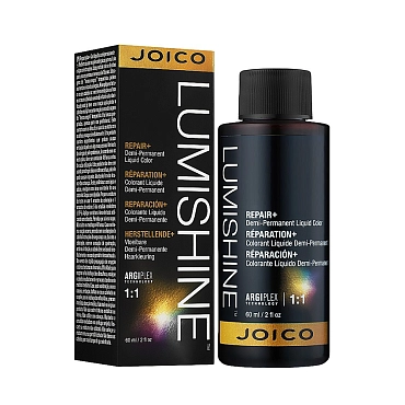 JOICO 6NG крем-краска безаммиачная для волос / Lumishine Demi-Permanent Liquid Color Natural Golden Dark Blonde 60 мл