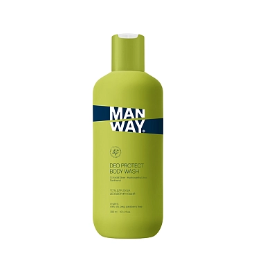 MAN WAY Гель дезодорирующий для душа / DEO PROTECT BODY WASH 300 мл