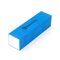 Блок-шлифовщик для ногтей, синий / Blue Sanding Block, SOLOMEYA