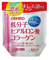 Коллаген + Гиалуроновая кислота, порошок 180г, ORIHIRO