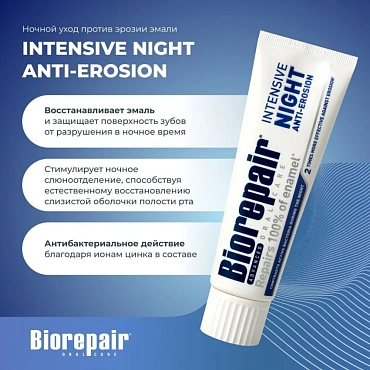 BIOREPAIR Паста зубная Ночной уход против эрозии эмали / Intensive Night Anti-erosion 25 мл