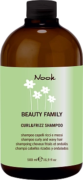NOOK Шампунь для кудрявых волос Ph 5,5 / Curl & Friz Shampoo BEAUTY FAMILY 500 мл