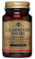 L-Карнитин, таблетки 500 мл № 30, SOLGAR