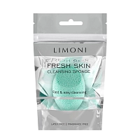 LIMONI Спонж для умывания зеленый / Cleansing Sponge Green, фото 2