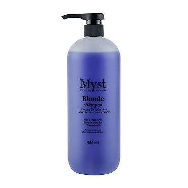 MYST Шампунь для здоровья и сияния осветленных волос / Blonde Shampoo 950 мл