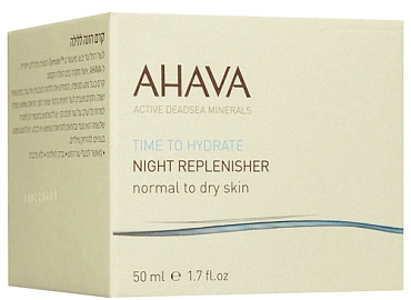 AHAVA Крем восстанавливающий ночной для нормальной и сухой кожи / Time To Hydrate 50 мл