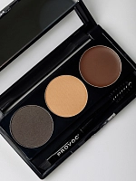 PROVOC Набор теней для бровей, 04 темно-коричневый / EYEBROWNS Brow Palette 3,9 гр, фото 3