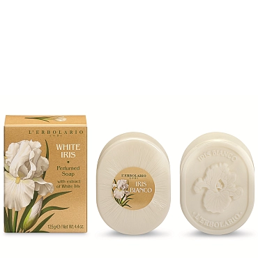 LERBOLARIO Мыло парфюмированное / White Iris Perfumed Soap 125 гр