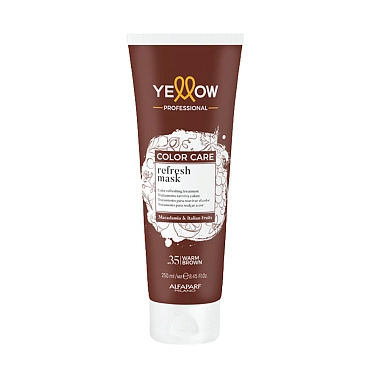 YELLOW Маска пигментированная, .35 золотисто-махагоновый / YE COLOR CARE REFRESH MASK 250 мл