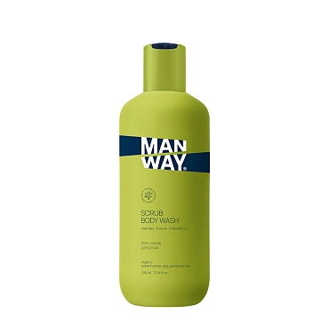 MAN WAY Гель-скраб для душа / SCRUB BODY WASH 300 мл