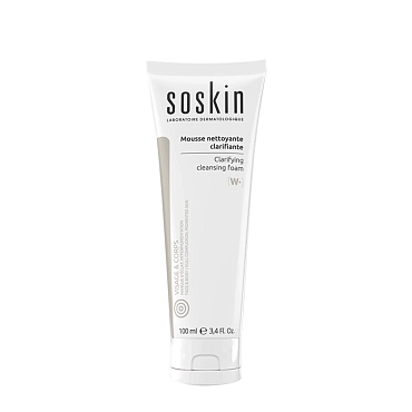 SOSKIN Пенка-мусс очищающая осветляющая / W+ Clarifying Cleansing Foam 100 мл