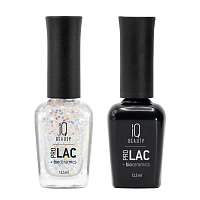 IQ BEAUTY 125 лак профессиональный укрепляющий для ногтей с биокерамикой / Nail polish PROLAC+bioceramics 12,5 мл, фото 2