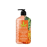 Шампунь для объёма ананас и медовая дыня / Sweet Pineapple & Honey Melon Herbal Volumizing Shampoo 500 мл, HEMPZ