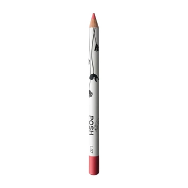 POSH Помада-карандаш пудровая ультрамягкая 2 в 1, L07 / Organic
