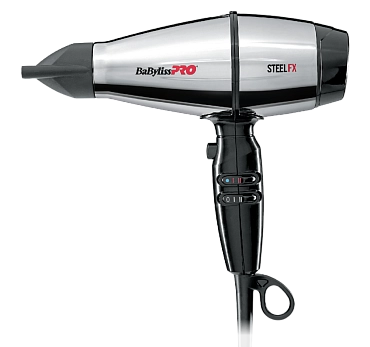 BABYLISS PRO Фен BaByliss STEELFX IONIC для барберов 2000W BAB8000IE