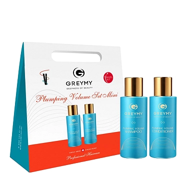 GREYMY Набор миниатюр (шампунь 100 мл + кондиционер 100 мл) Plumping Volume Set Mini