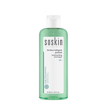 SOSKIN Гель очищающий для комбинированной кожи / P+ Gentle Purifying Cleansing Gel 250 мл