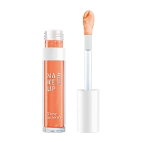 MAKE UP FACTORY Блеск-масло для губ, 30 прекрасный апельсин / Glowy Lip Serum 4,5 мл, фото 2