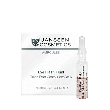 JANSSEN COSMETICS Сыворотка увлажняющая и восстанавливающая для контура глаз, в ампулах / Eye Flash Fluid  25*1,5 мл