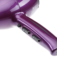 DEWAL PROFESSIONAL Фен Forsage пурпурный, ионизация, 2 насадки, 2200 Вт, фото 3