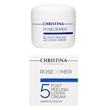 CHRISTINA Крем постпилинговый тональный защитный (шаг 5) / Post Peeling Cover Cream Rose de Mer 20 мл