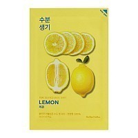 Маска тканевая тонизирующая Пьюр Эссенс, лимон / Pure Essence Mask Sheet Lemon 20 мл, HOLIKA HOLIKA