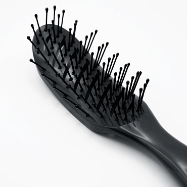 BOUTICLE Щетка продувная профессиональная для укладки волос феном, черная / TUNNEL HAIR BRUSH