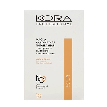 KORA Маска альгинатная питательная / Kora Professional 2*30 гр