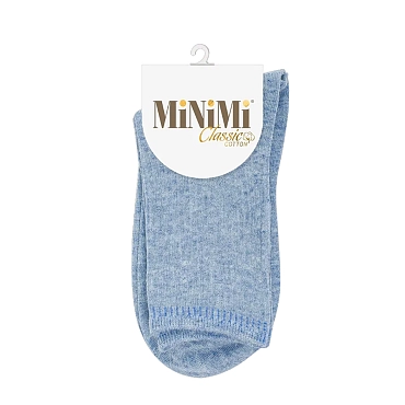 MINIMI Носки женские, меланж, Blu Сhiaro 35-38 / MINI COTONE 1203