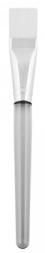 IGROBEAUTY Кисть прямая, искусственная, белая щетина, диаметр 11 мм, длина 165 мм