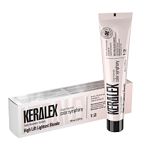 KERALEX 11.00 крем-краска, супер осветляющий блондин натуральный / KERALEX hair color High Lift Lightest Blonde Natural 100 мл, фото 2