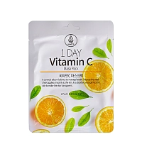 MED:B Маска тканевая с витамином С / Med B 1 Day Vitamin C Mask Pack, 27 мл, фото 1