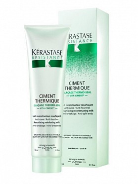 KERASTASE Термо-уход перед укладкой для всех типов поврежденных волос Цемент Термик / РЕЗИСТАНС 150 мл